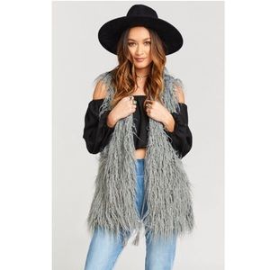 Show Me Your MuMu•Shag Faux Fur Vest•NWT